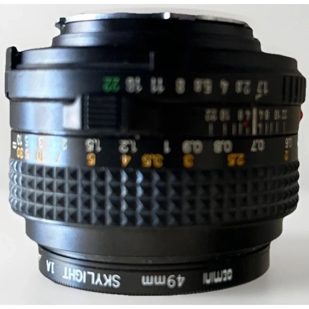 Minolta MD 50mm f/1.7 Manual Focus Lens Rokkor-X Vintage Japan TESTED